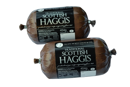 Scottish Haggis 30 x 454g WAS £59.40 NEW £39.49